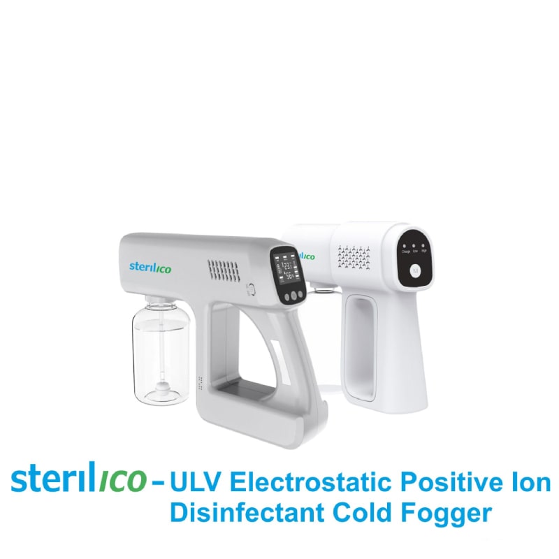 sterilico - ULV Electrostatic Positive Ion Disinfectant Cold Fogger